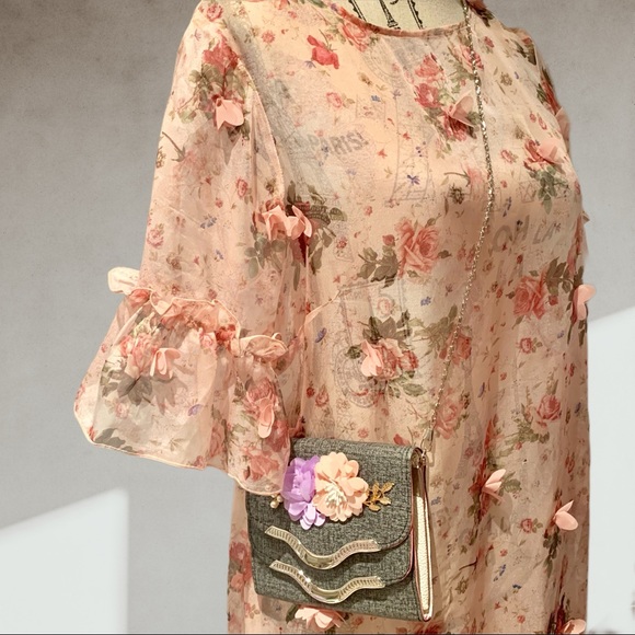 Floral mini purse - Picture 8 of 8